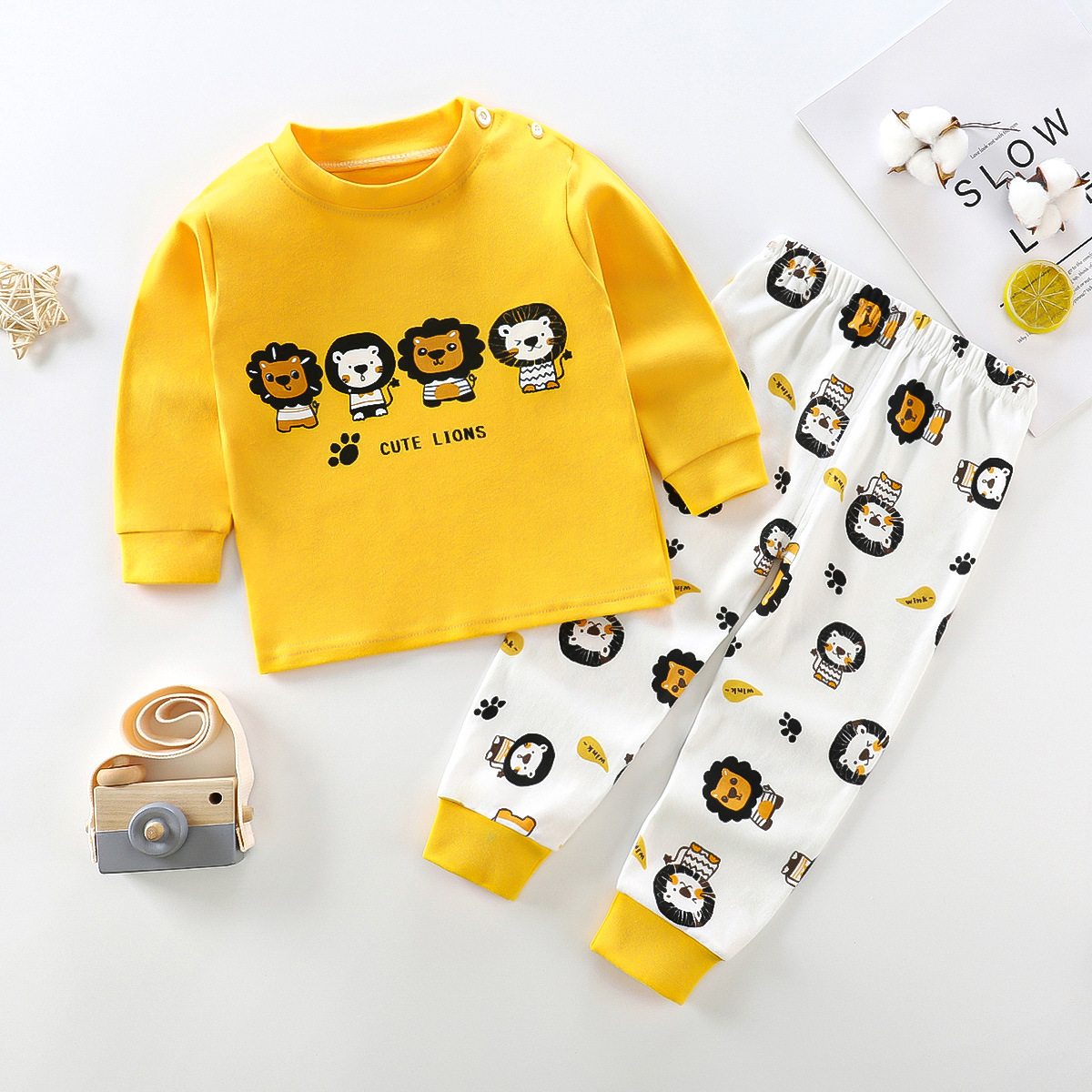 봄 가을 아동 의류 세트 소년 잠옷 의류 아동 잠옷 세 - Baby Clothing Dividers 리뷰 및 가격